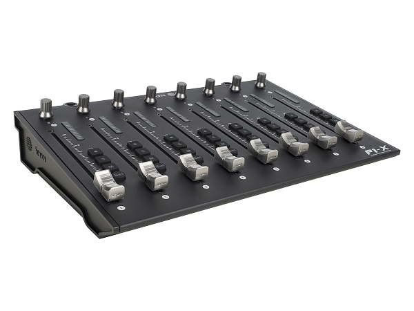 MIDI контроллер [110205A2023] Icon [P1-X] USB MIDI DAW контроллер, модуль расширения для P1-M до 16, 32 и 64 каналов, ARM-чип Cortex-M7 500 МГц, 8 сенсорных фейдеров, 8 двухфункциональных энкодеров, LED-индикаторы, кнопки с подсветкой для управления кана