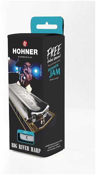 HOHNER Big river harp D-major - Губная гармоника диатоническая