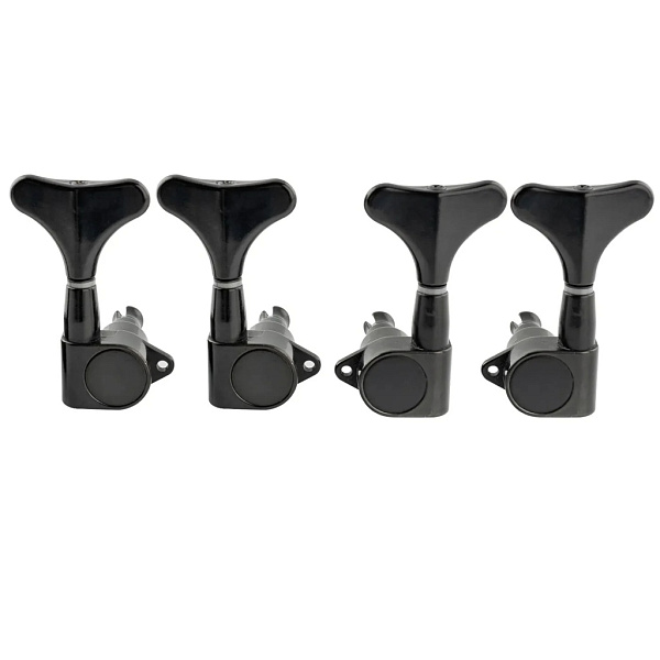 MX1357BK-2MX1358BK-2 Колки для бас-гитары 2+2, черные, Musiclily