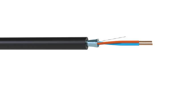 Кабель балансный микрофонный Wize [WMC24200P] 200 м, 24 AWG, 0.22 мм2, диаметр 3.8 мм, экран, медь 7 x 0.20 мм, черный, бухта
