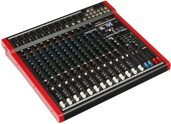 Микшерный пульт PROEL [MQ1642X] 16-ти канальный, 24 бит/48 кГц DSP, Bluetooth, медиа-плеер, 8x Combo XLR микр./лин. входа, 4x XLR+1/4" TRS (L/R) стерео микр./лин. входа, 2x XLR+1/4" TRS Main вых., 2x2 USB аудио интерфейс, 2x USB-A порта