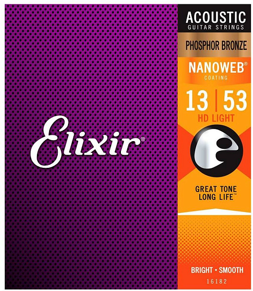 ELIXIR 16182 - Струны для акустической гитары