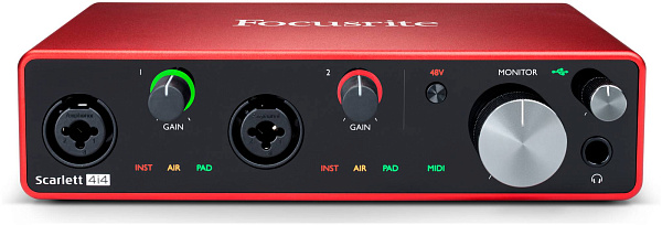 FOCUSRITE Scarlett 4i4 3rd Gen - Аудиоинтерфейс