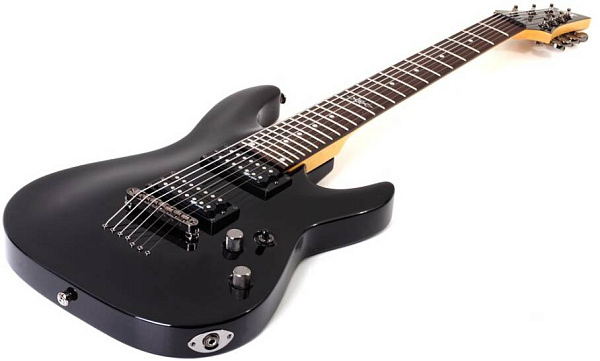 SCHECTER SGR C-7 BLK - 7-струнная электрогитара, 24 лада