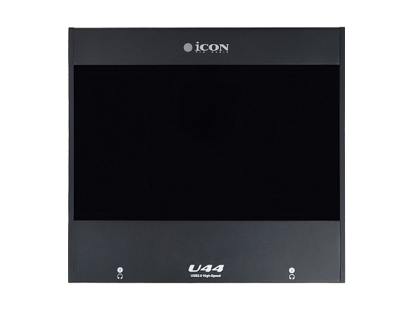 Аудиоинтерфейс [110313A2007] Icon [U44] АЦП/ЦАП 24 бит/192 кГц, ARM-M7/500MHz процессор, 7" TFT дисплей, АЧХ 20-20000 Гц, 2x Combo XLR/TRS входа, 2x 1/4" TRS входа, 2x 1/4" TRS выхода, 2x 1/4" TRS выхода для наушников, USB-C 2.0, USB-C UNI OTG