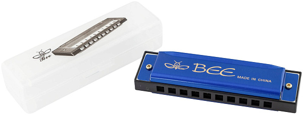 BEE DF10A-1 BLUE - Губная гармоника диатоническая