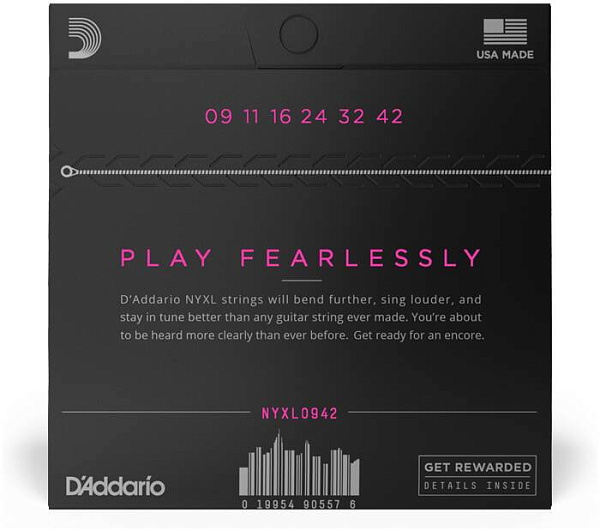D'ADDARIO NYXL 0942 - Струны для электрогитары