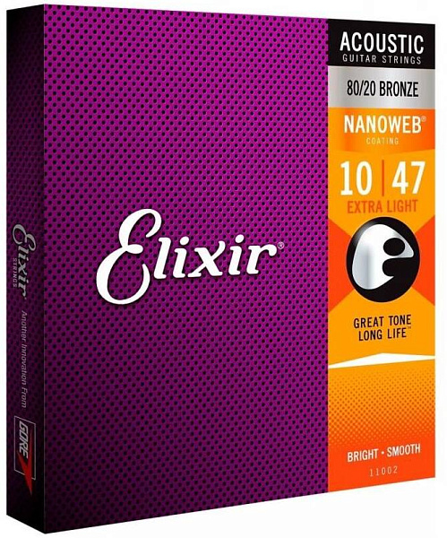 ELIXIR 11002 - Струны для акустической гитары