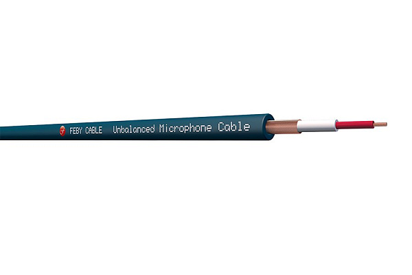 FC134BK-100 Кабель микрофонный, черный, 100м, Feby Cable