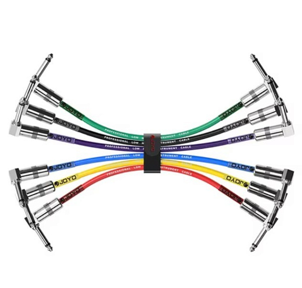CM-11 Кабель инструментальный патч, 6шт, 10см, Joyo