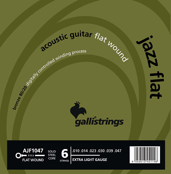 Комплект струн GALLI STRINGS [AJF1047] для акустической гитары
