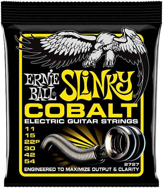 ERNIE BALL 2727 Cobalt Slinky Beefy 11-54 - Струны для электрогитары