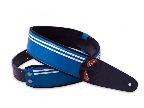 8401070110149 Mojo Race Blue Ремень для гитары, RightOn Straps