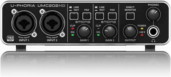 BEHRINGER UMC202HD - Звуковая карта