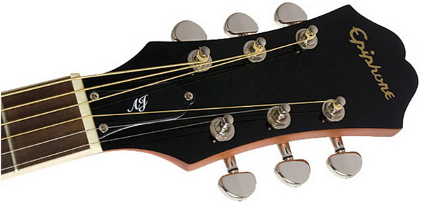 EPIPHONE AJ-220SCE Ebony - Гитара электроакустическая