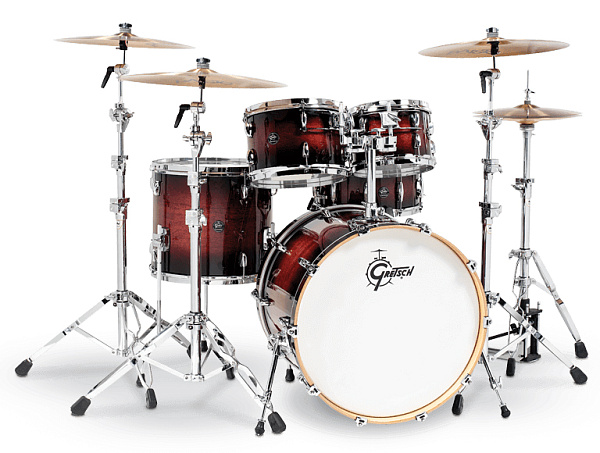 RN2-E825-CB Renown Барабанная установка, красная (3 коробки), Gretsch