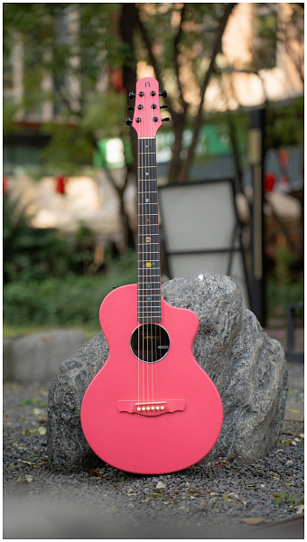 NATASHA Asteroid Peach Pink - Гитара акустическая шестиструнная