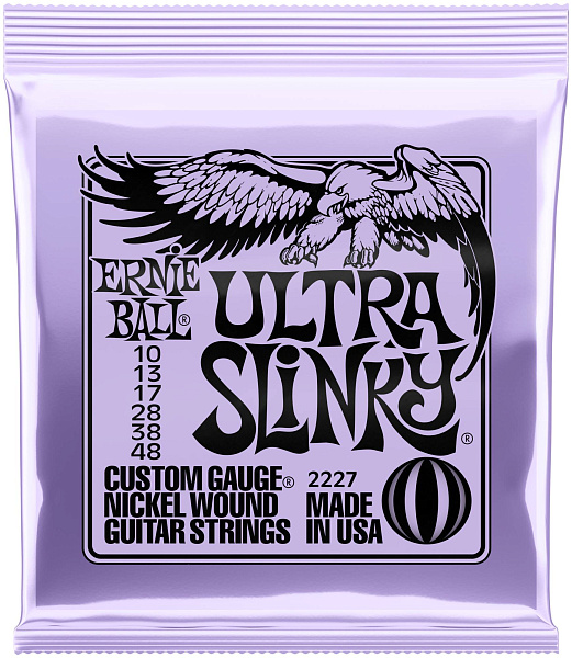 ERNIE BALL 2227 Nickel Wound Slinky Ultra 10-48 - Струны для электрогитары