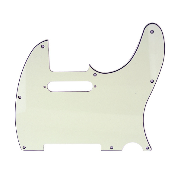MX1150IV Пикгард для гитары Fender Telecaster SS, 3 слоя, слоновая кость, Musiclily