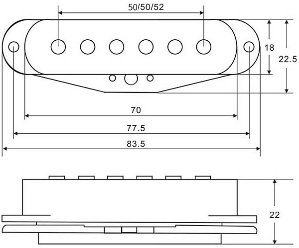 FLEOR M00153-2 - Звукосниматель для электрогитары