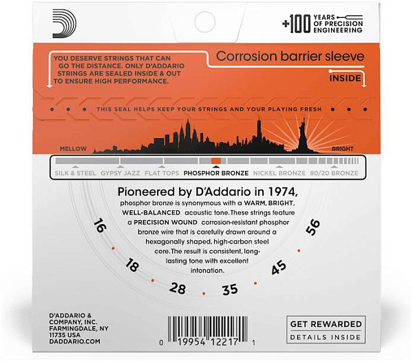D'ADDARIO EJ42 - Струны для акустической гитары