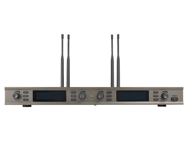 Микрофонная радиосистема Axelvox [DX800FC] UHF 650 - 758 MHz, цифровая модуляция, LCD дисплей, DSP, ручной микрофон - 4 шт.