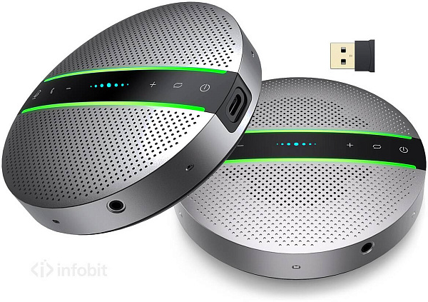 INFOBIT iSpeaker M400 - спикерфон всенаправленный USB, зона охвата - 5м,...