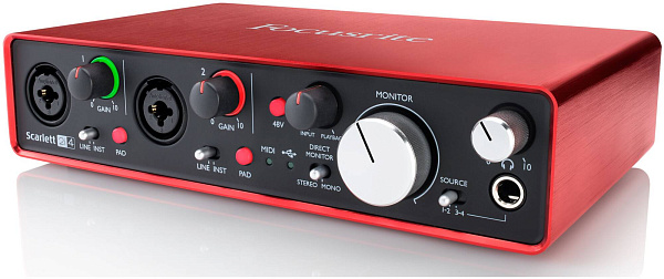FOCUSRITE Scarlett 2i4 2nd Gen - Звуковая карта