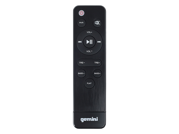 Акустическая система Gemini [GHSI-W525BT-PR-BLK] Активная + пассивная АС, 5.25" НЧ + 0.75" ВЧ, мощность RMS/Peak 60/150 Вт, АЧХ 45-20000 Гц, динамики: 5" НЧ, 1" ВЧ, IP44, BT, 3,5 мм AUX вход, 3,5 мм AUX выход, настенные крепления, пульт ДУ, цвет черный