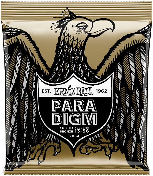 ERNIE BALL 2084 Paradigm 80/20 Bronze Medium 13-56 - Струны для акустической гитары