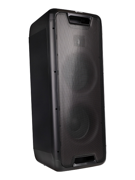 Акустическая система Gemini [GLS-880] Активная, 3-х полосная, DSP, RMS/Peak 100/1000 Вт, АЧХ 30-20000 Гц, Max SPL 98 дБ, динамики: 8" НЧ, 8" СЧ, 1" ВЧ, входы: 1/4" Guitar, 1/4" Mic, 1/8” AUX, USB, FM радио, Bluetooth, аккумулятор, подсветка