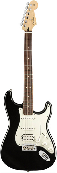 FENDER PLAYER STRAT HSS PF BLK Электрогитара, цвет черный