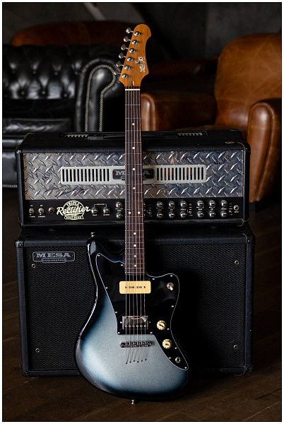 JET JJ-350 Baritone Moonburst - Электрогитара баритон