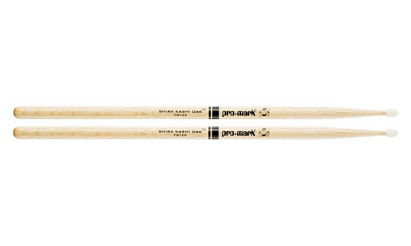 PW7AN Shira Kashi 7A Барабанные палочки, дуб, нейлоновый наконечник, ProMark