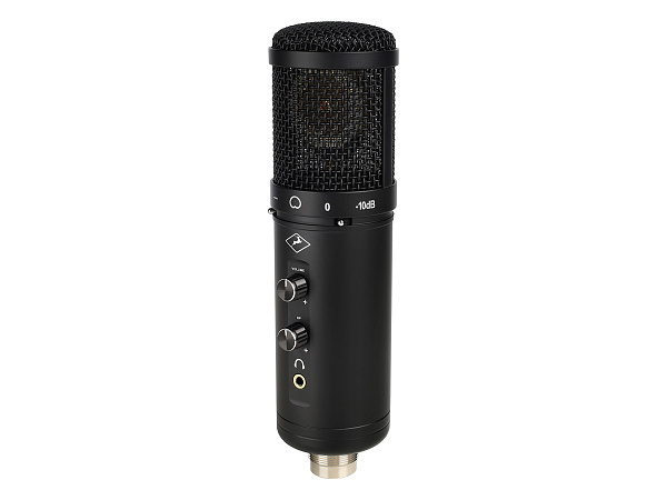 Микрофон Antelope Audio [Axino Synergy Core] конденсаторный, USB, 24 бит/192 кГц, диафрагма: 34 мм, кардиоида, 20 Гц - 20 кГц, уровень звукового давления: 140 дБ (<1% THD при 1 кГц), USB тип B (совместим с USB 2.0)