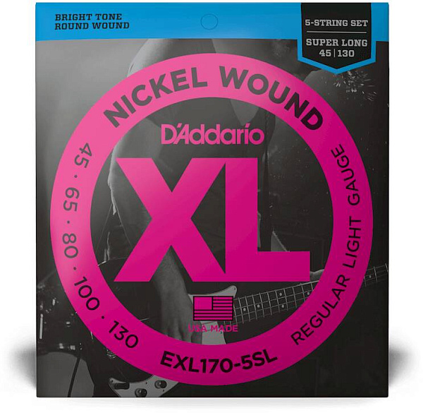 D'ADDARIO EXL170 5SL - Струны для бас-гитары 5 струнной