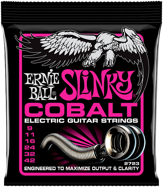 ERNIE BALL 2723 Cobalt Slinky Super 9-42 - Струны для электрогитары