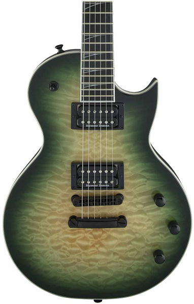 JACKSON PRO SC - ALIEN BURST Электрогитара, цвет зеленый санберст