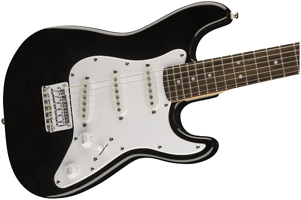 FENDER SQUIER MINI STRATOCASTER RW BLACK - Электрогитара уменьшенная