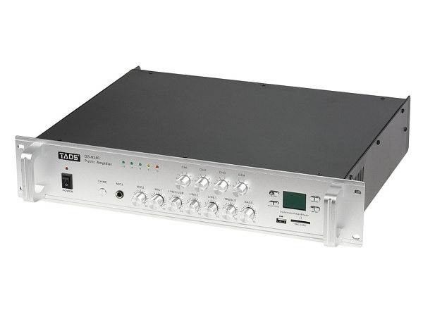 DS-8240 Усилитель мощности трансляционный, 240Вт, TADS