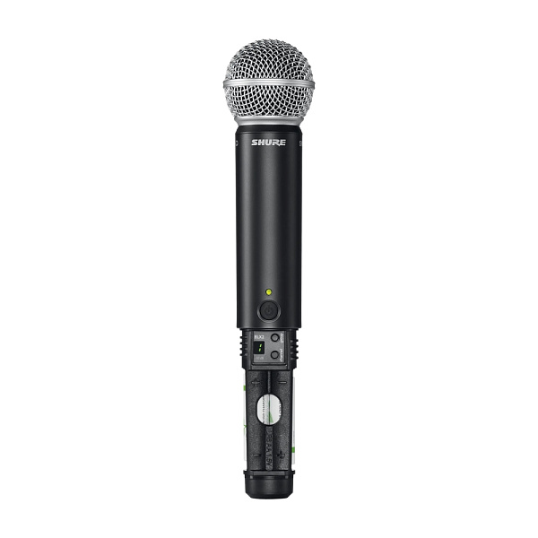 Микрофонная система SHURE [BLX288E/SM58-M17] беспроводная, двухканальная, с двумя ручными передатчиками SM58. Частота UHF 662-686 МГц