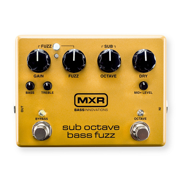 M287 MXR Sub Octave Bass Fuzz Педаль эффектов, басовая, Dunlop