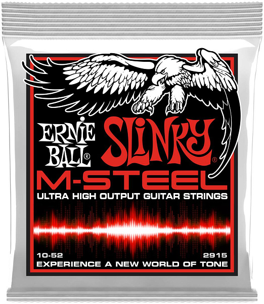 ERNIE BALL 2915 M-Steel Slinky STHB 10-52 - Струны для электрогитары