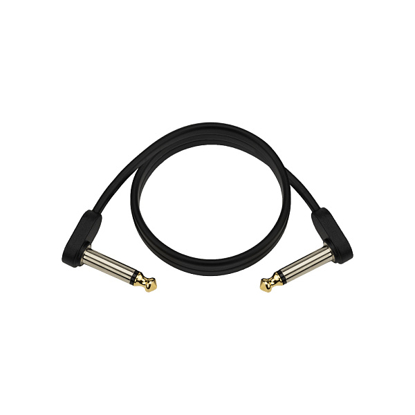 PW-FPRR-02 Custom Series Flat Инструментальный патч-кабель, 1шт, 60см, D'Addario