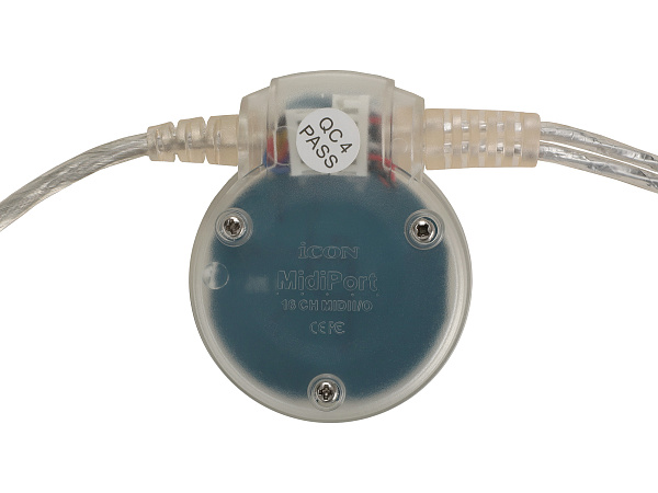 MIDI интерфейс [10105010001] Icon [MidiPort] USB MIDI интерфейс, 1х1 MIDI вход/выход, 16х16 MIDI каналов, Plug&Play, совместим с Windows XP, Vista (32-бит), Windows 7 (32-бит/64-бит), Mac OS X, питание от шины USB, 100 мА, USB-A 2.0