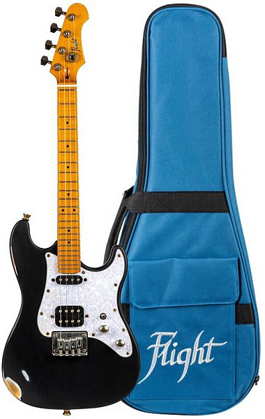 FLIGHT Pathfinder Tenor BK Relic - Электроукулеле тенор