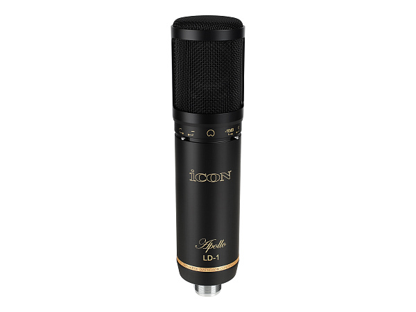 Микрофон конденсаторный Icon [Apollo LD-1] с большой диафрагмой, 20 Гц – 18 кГц, 126 дБ, +48 В