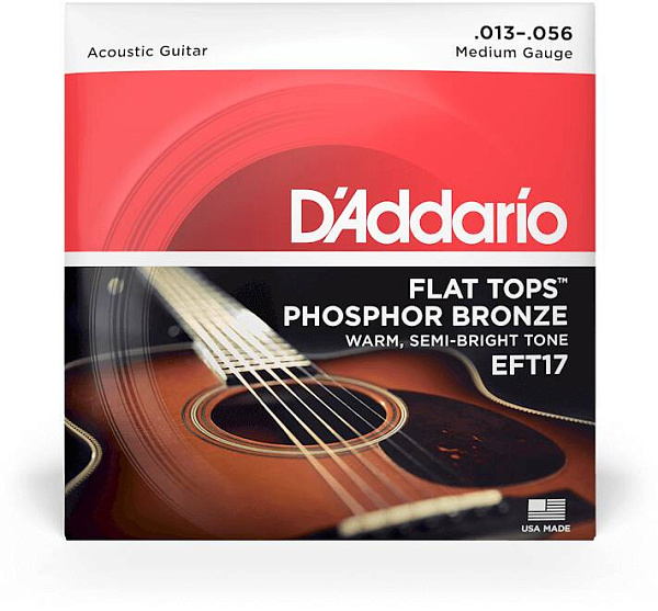 D'ADDARIO EFT 17 - Струны для акустической гитары