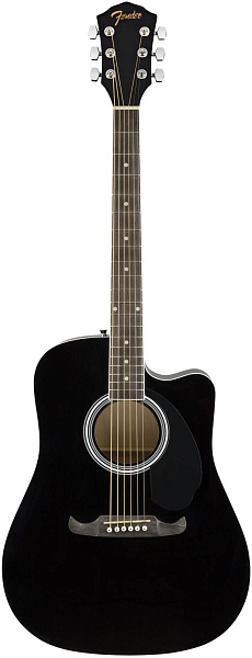 FENDER FA-125CE Black - Гитара электроакустическая