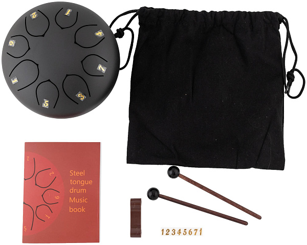 BEE DF1101 BLACK - Барабан язычковый Глюкофон